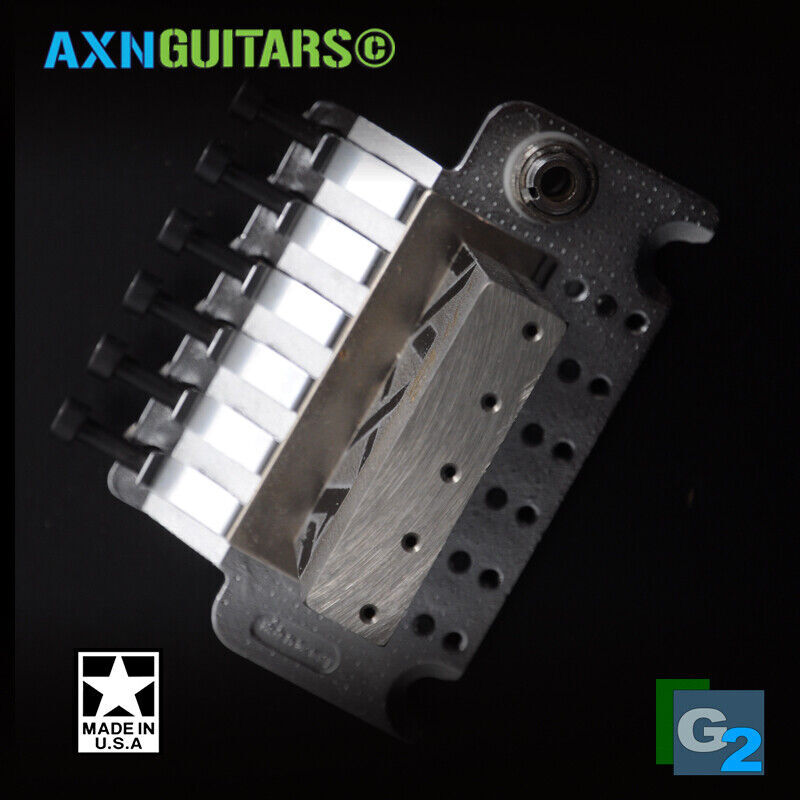 AXN Model84 Raw STEEL 1980s FORMULA Sustain Block AllSizes 37 42 32mm floyd rose