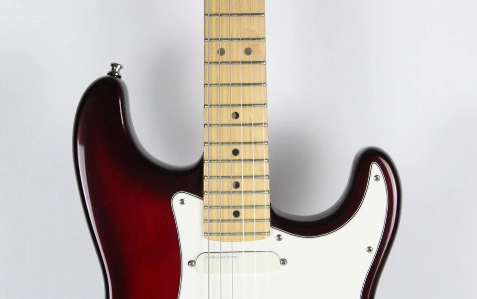 1993 Fender Stratocaster Plus Deluxe Crimson Burst Strat USA 1990s TBX Tone