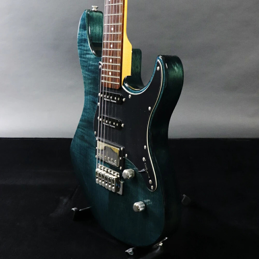 YAMAHA Electric Guitar PACIFICA PAC612VIIFM IDB Indigo Blue with Soft Case