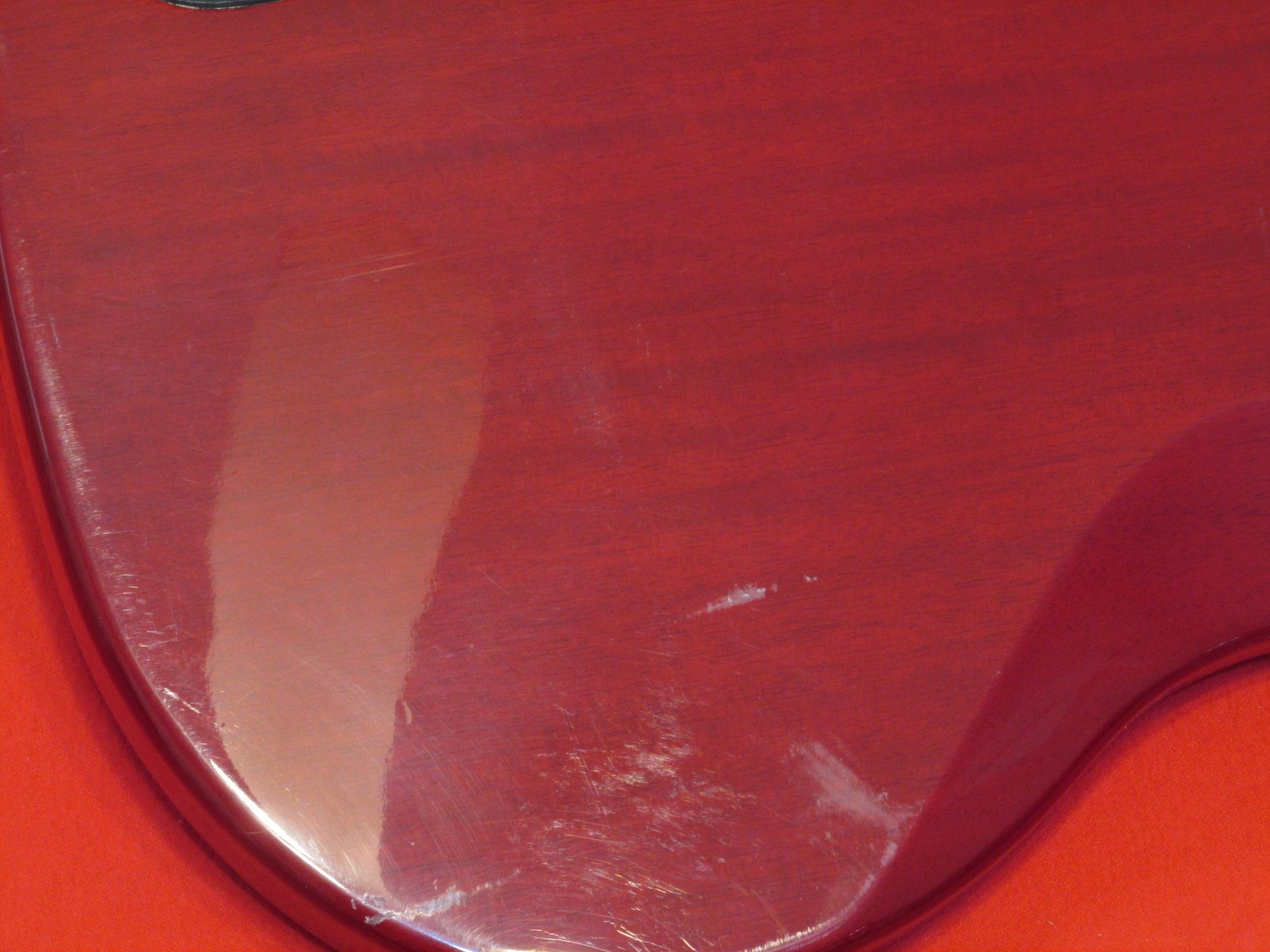 2020s Guild S-100 Polara Guitar Body Neck – See-Through Cherry Red