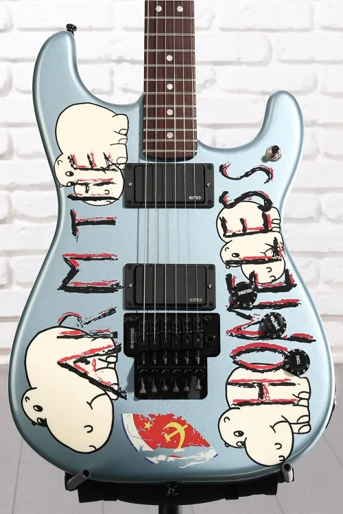 Fender Tom Morello’s “Arm The Homeless” Electric Guitar – Blue Ice Metallic