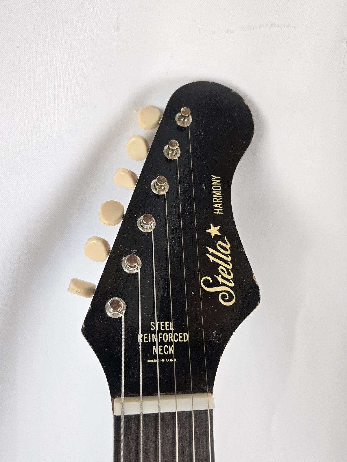 Vintage Stella Harmony 933 Danelectro Custom Hybrid Electric Parlor Guitar