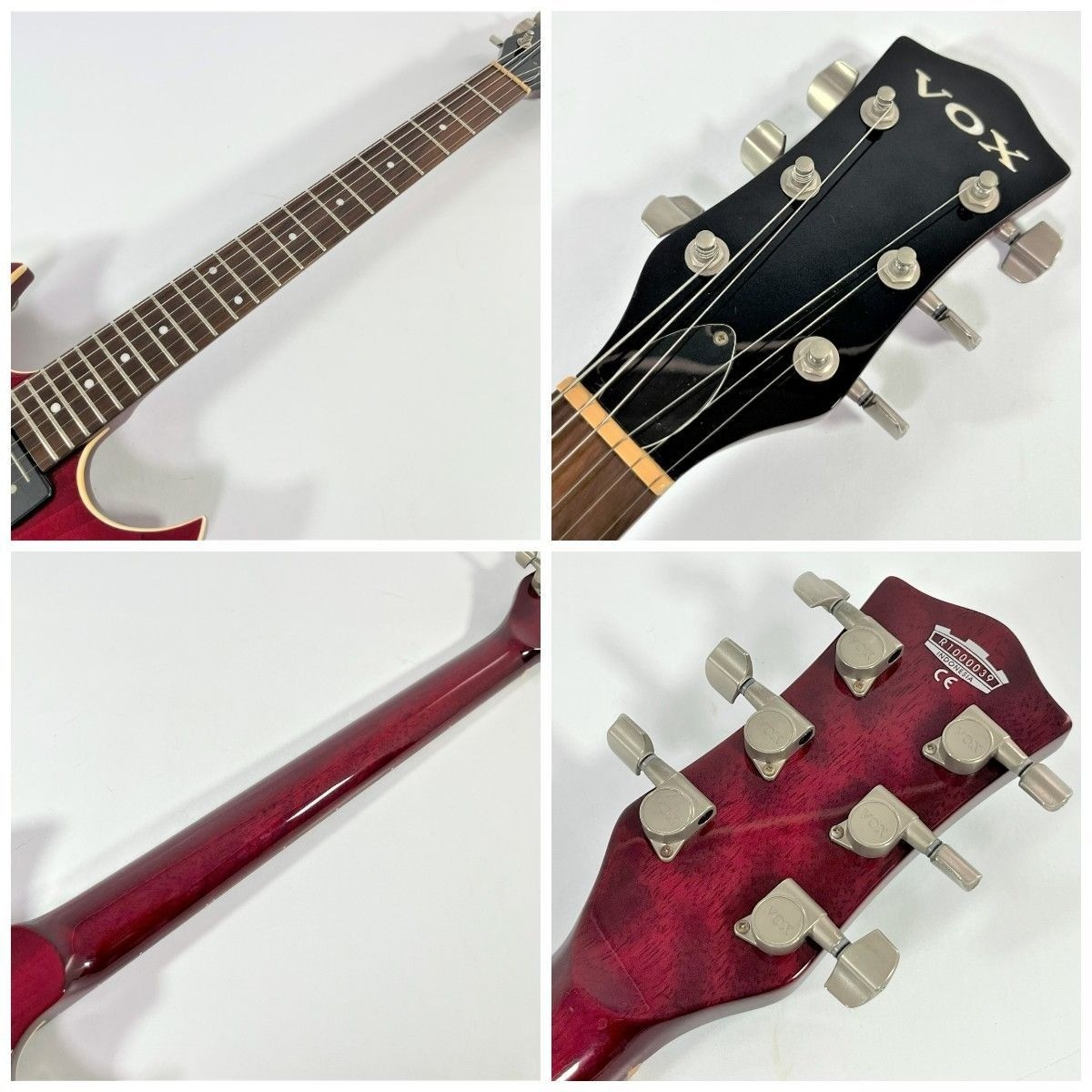 VOX SDC-33 Electric Guitar See Thru Red Musical Instruments Rock Sound Gear Pro