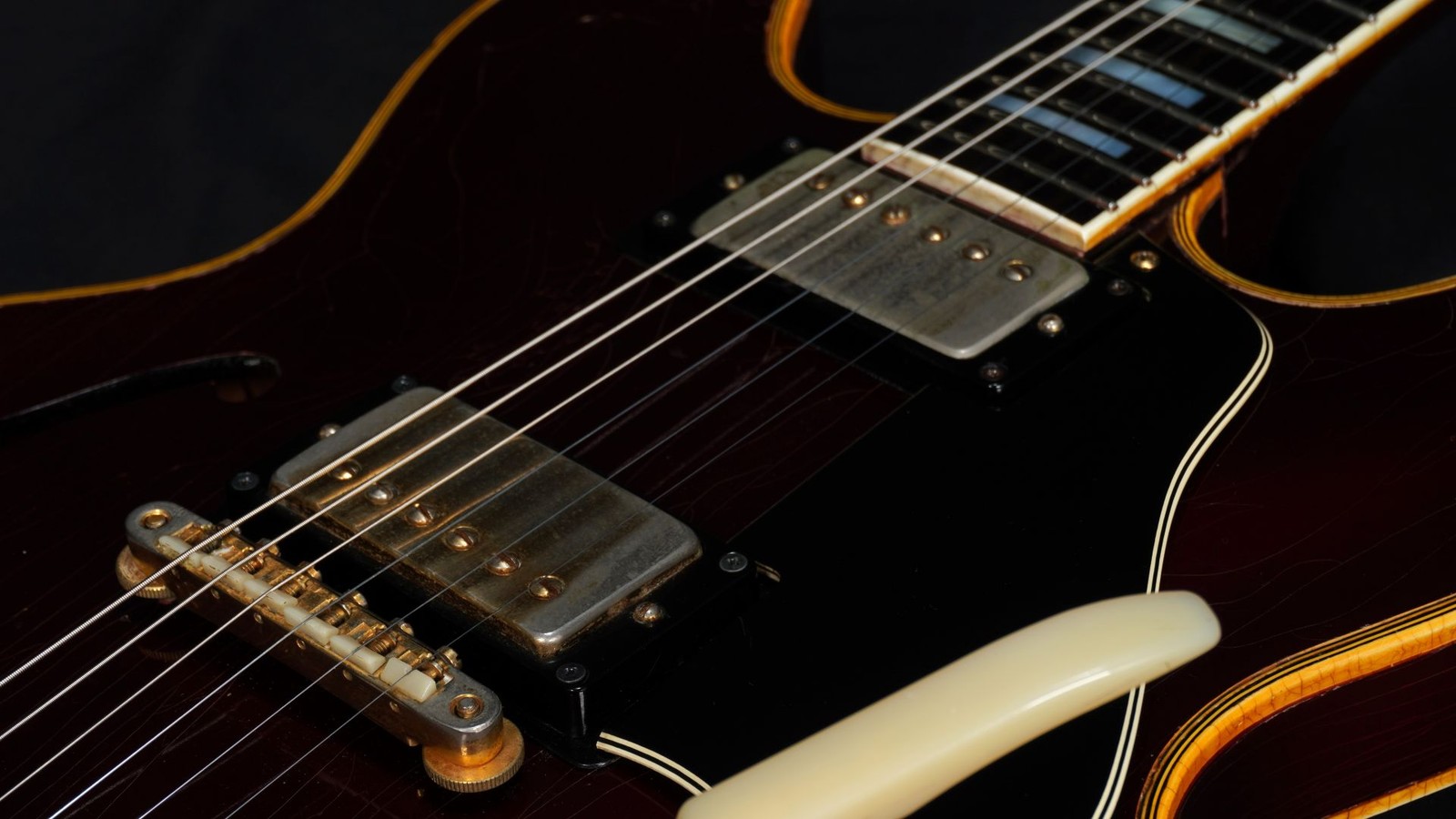 Gibson 1967 ES-355TD-SV w/Maestro Vibrola Sparkling Burgundy [872739]