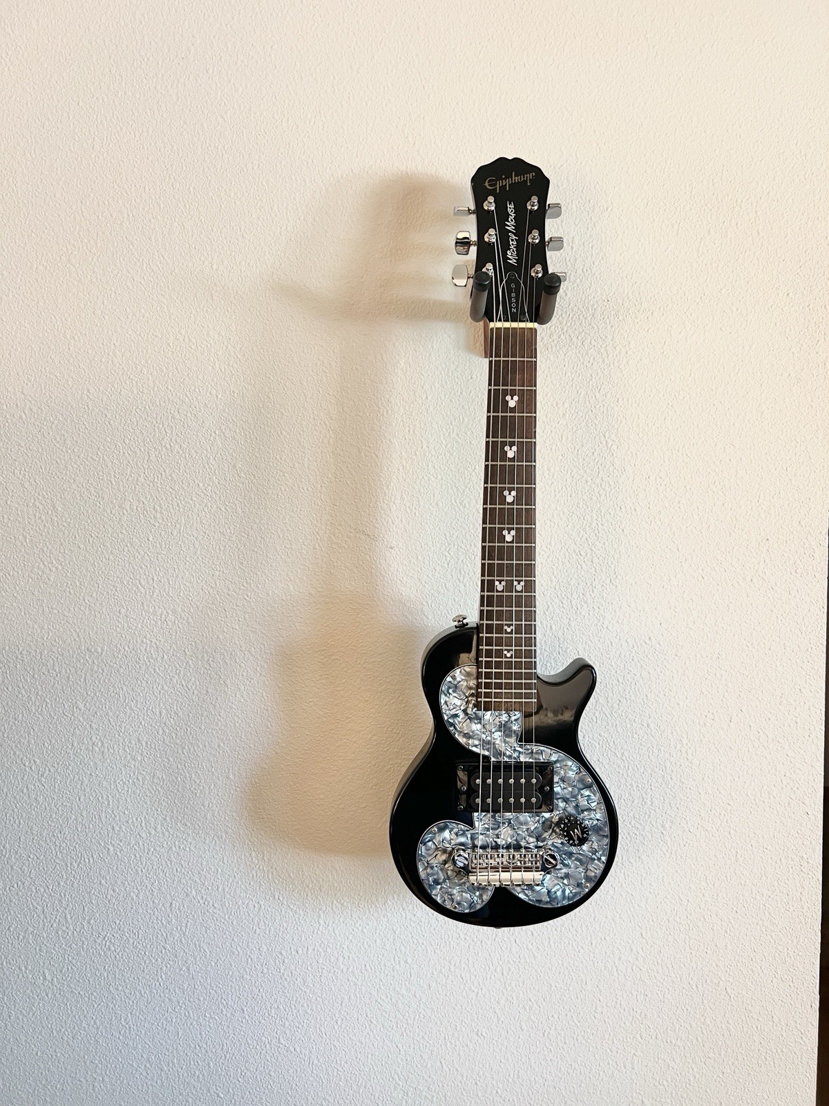 Epiphone Mickey Mouse Black Electric Guitar w/ Amp, Gig Bag & Strap early 2000s