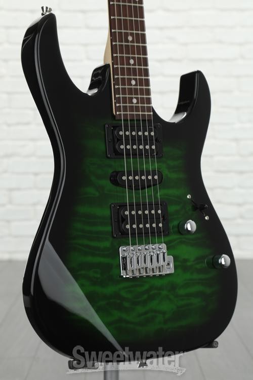 Ibanez Gio GRX70QA – Transparent Emerald Burst