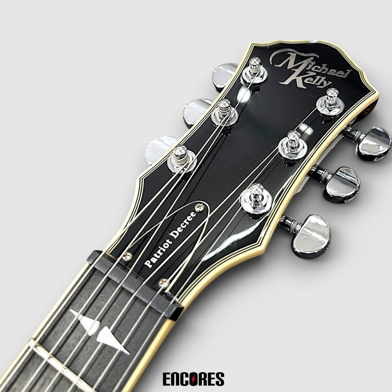 [MICHAEL] KELLY Patriot Decree Coral Blue Used Mahogany Neck Ebony FB Coral Blue