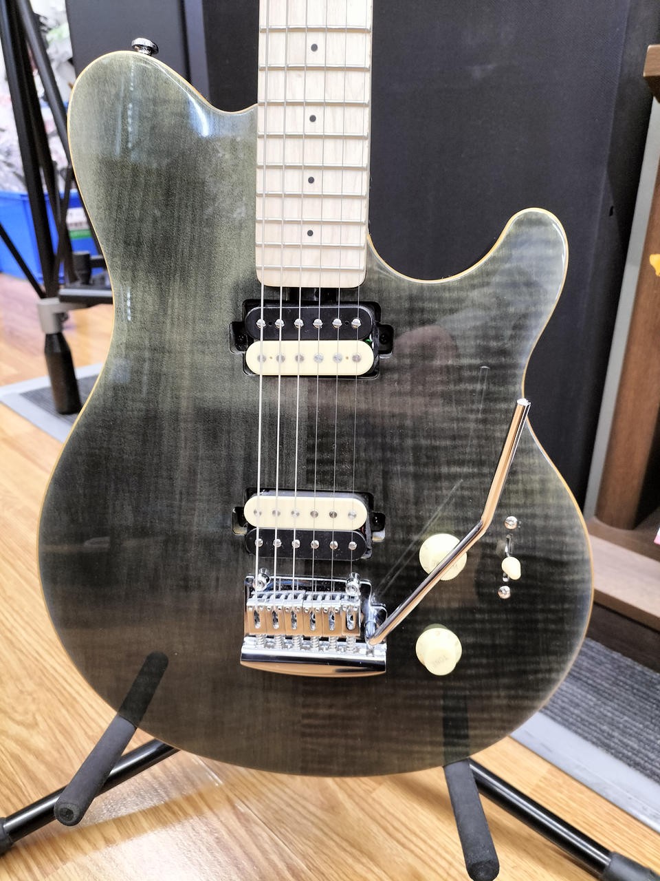 Sterling by Music Man AX20 Electric Guitar Quilted Maple Veneer Body