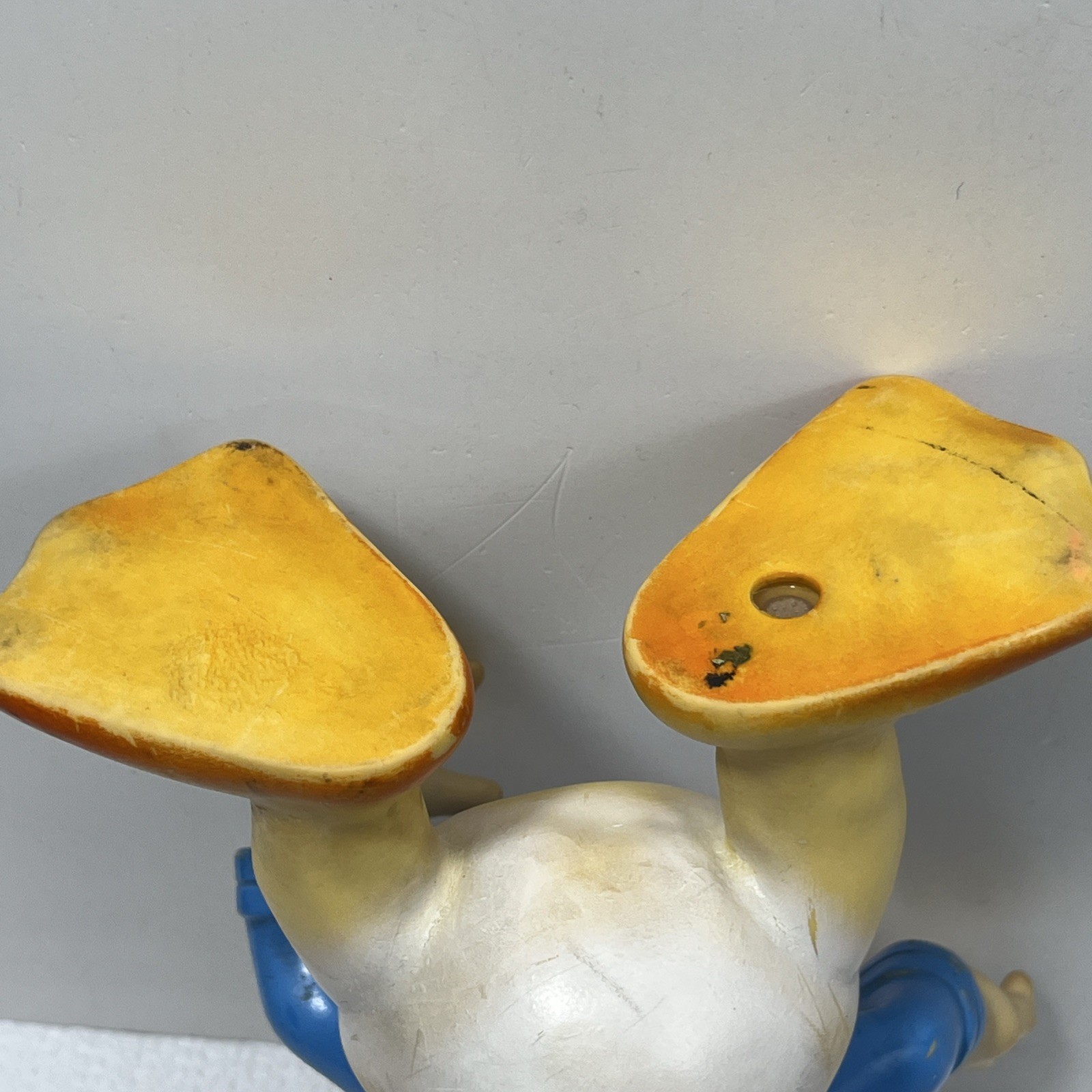 VINTAGE Disney Donald Duck Squeak Toy Large 10” LEDRAPLASTIC LEDRA 1962 Rare