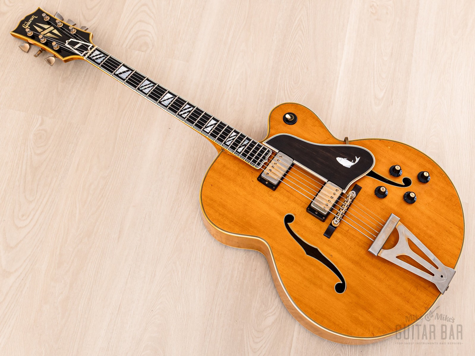1969 Gibson Super 400 CES Vintage Archtop Electric Guitar w/ 1950s Lifton Case