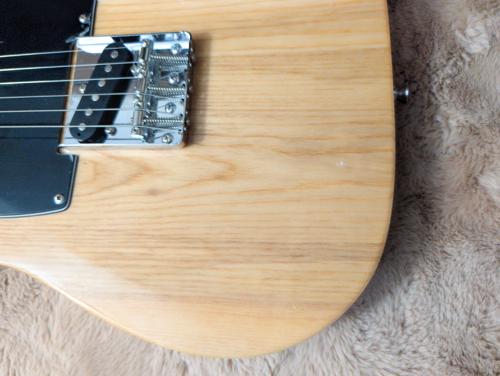 LS Customshop Electric Guitar Solid ELM Body 6 String Thru **HEAVY**