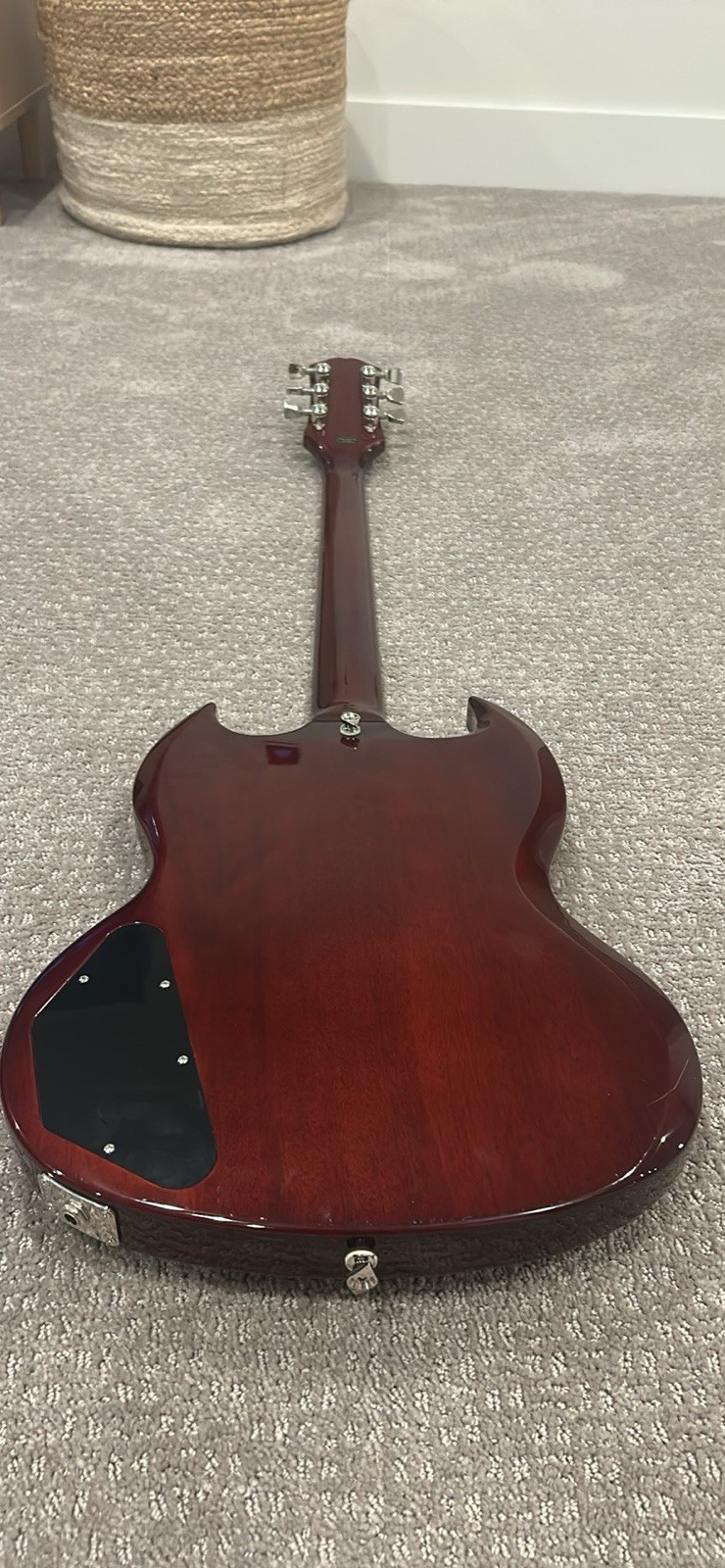 (Epiphone SG Modern Figured Guitar Dual Humbucker Mojave Wave