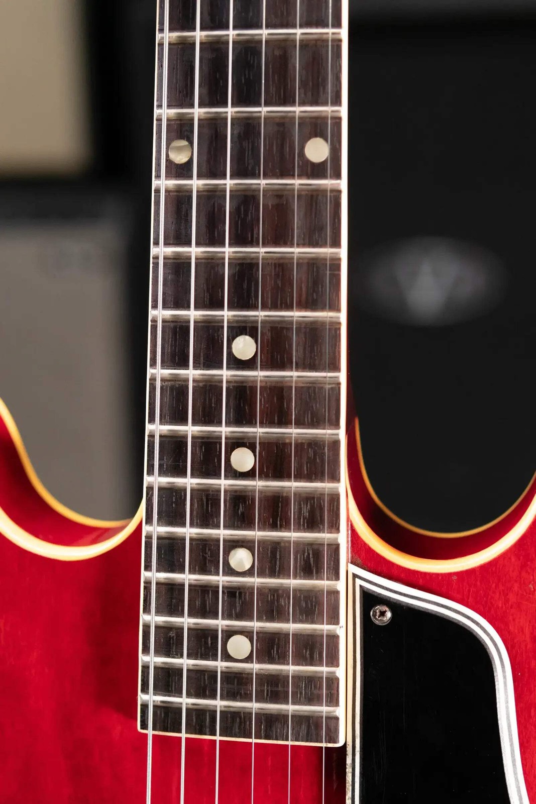 Gibson 1961 ES-330TC Thinline Hollow Body Electric Guitar Cherry with Hardshell
