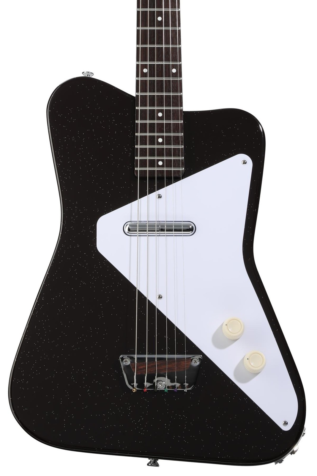 Danelectro Pro Electric Guitar – Maroon with Silver Glitter