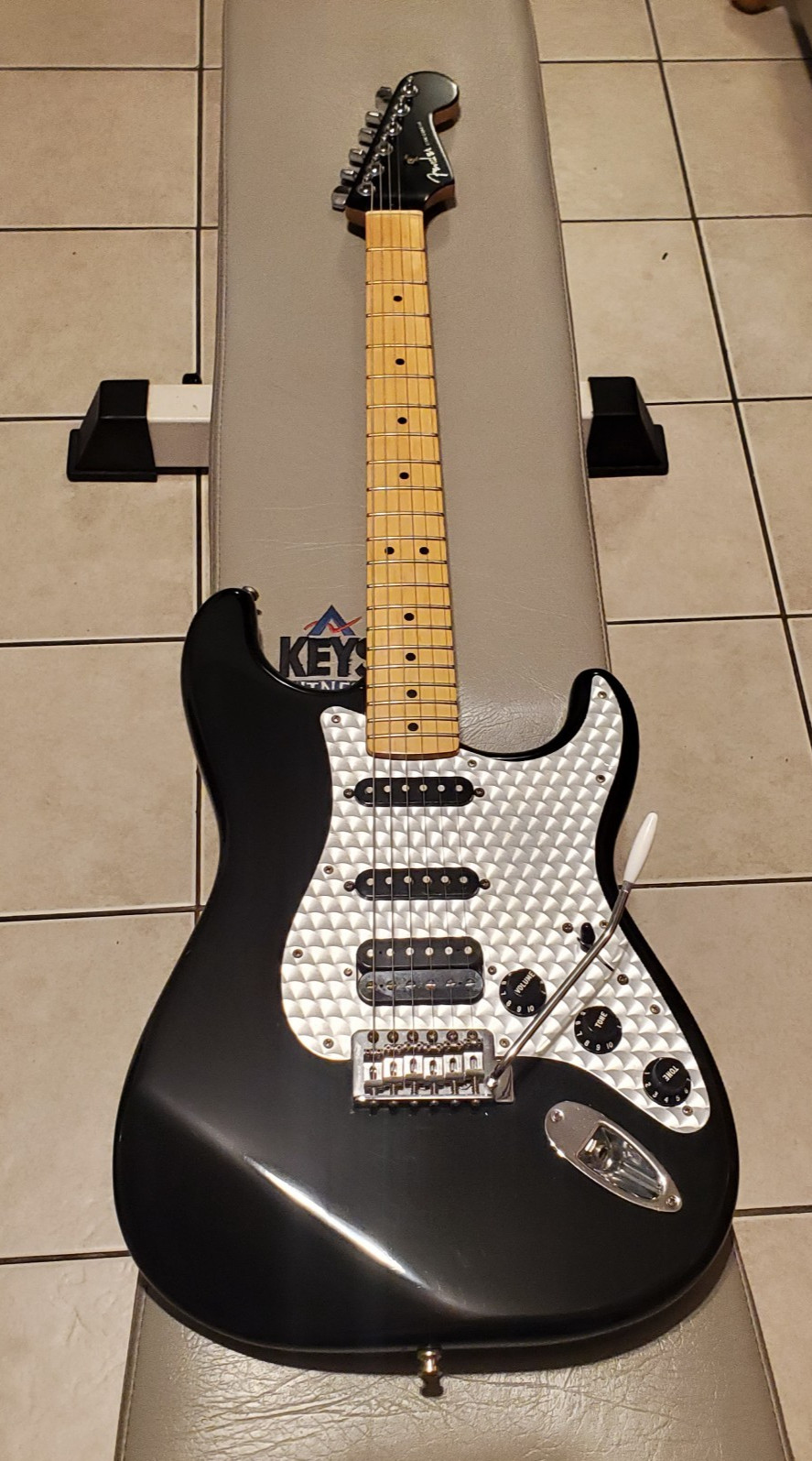 2006 Fender Special Edition FAT STRAT 60th Anniversary Stratocaster Black/Silver