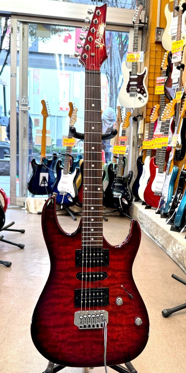 Ibanez GRX-90 Used Maple+Basswood body Red w/Soft case