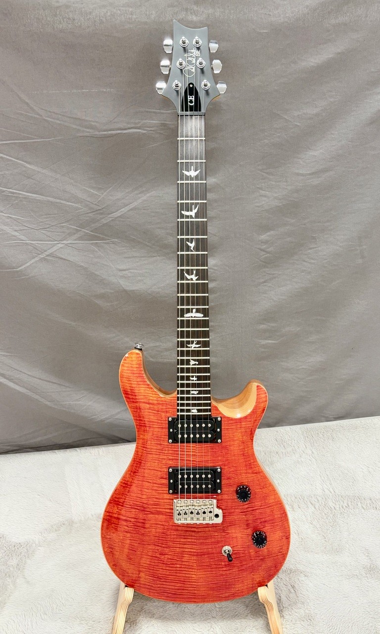PRS SE CE 24 BloodOrange Electric Guitar Maple Top Used with Gig Bag