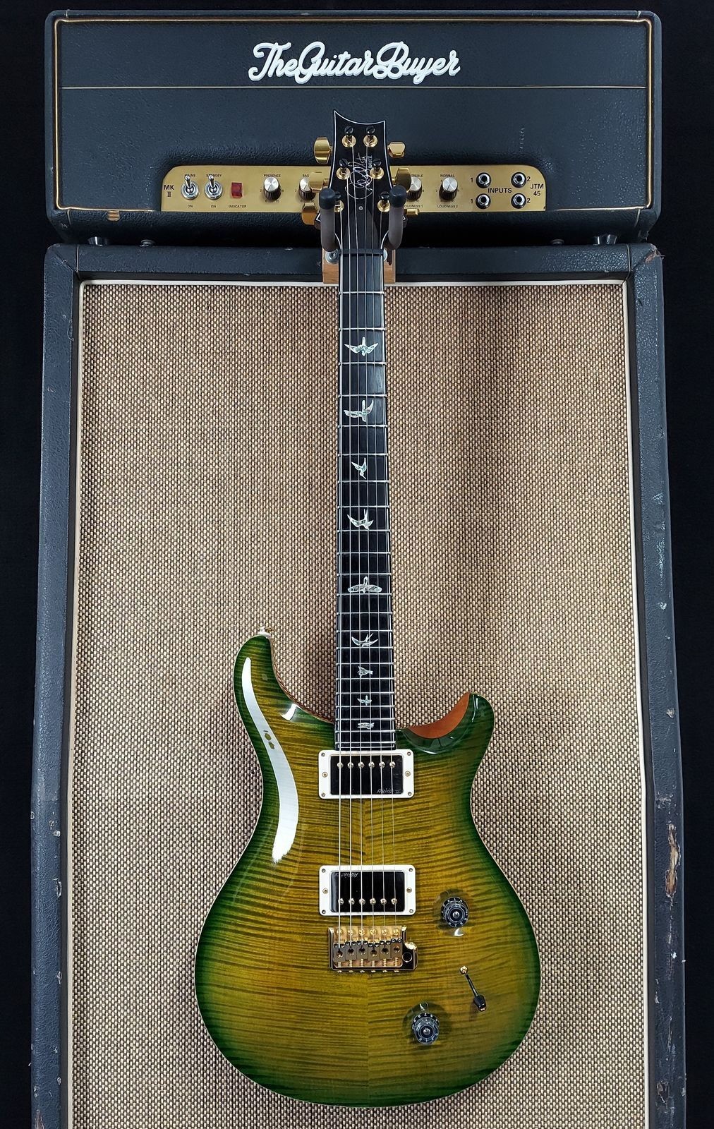 2011 PRS Artist V Flame Top Eriza Verde Great Player! (190)