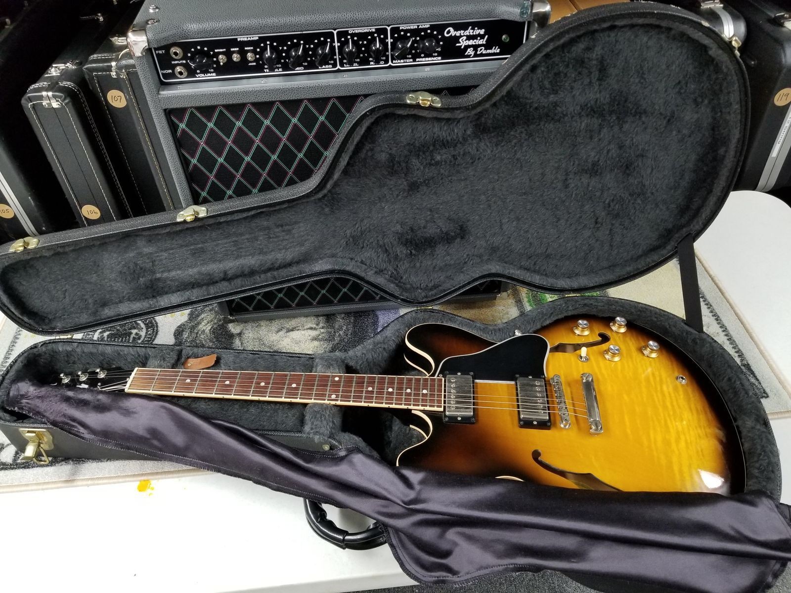 2001 Gibson ES-335 Flame Maple Top Very Good Condition Rich Tone (289)