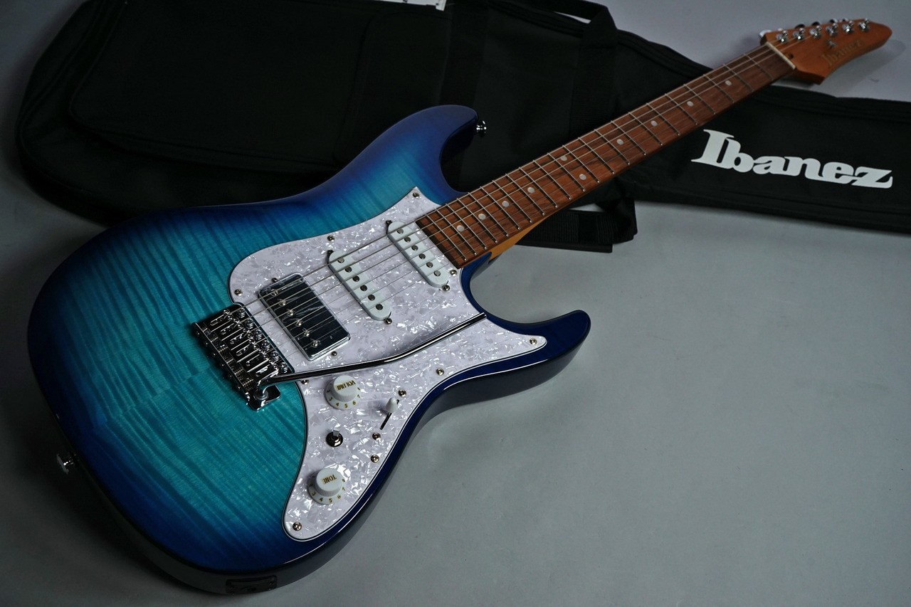 Ibanez AZ22S1F TXB Transparent Turquoise Burst