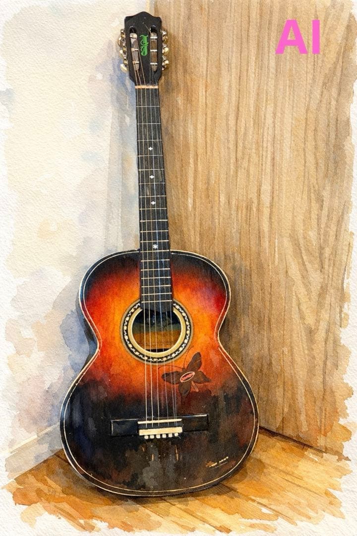 YASUMA Iron nylon dual-purpose guitar new ance made in 1963