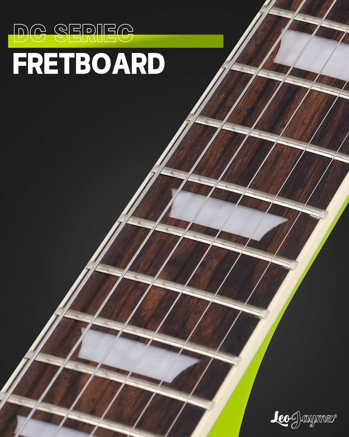 39 Inch Solid Body Electric Guitar – Poplar Wood Body，Maple Neck and Laurel Wood
