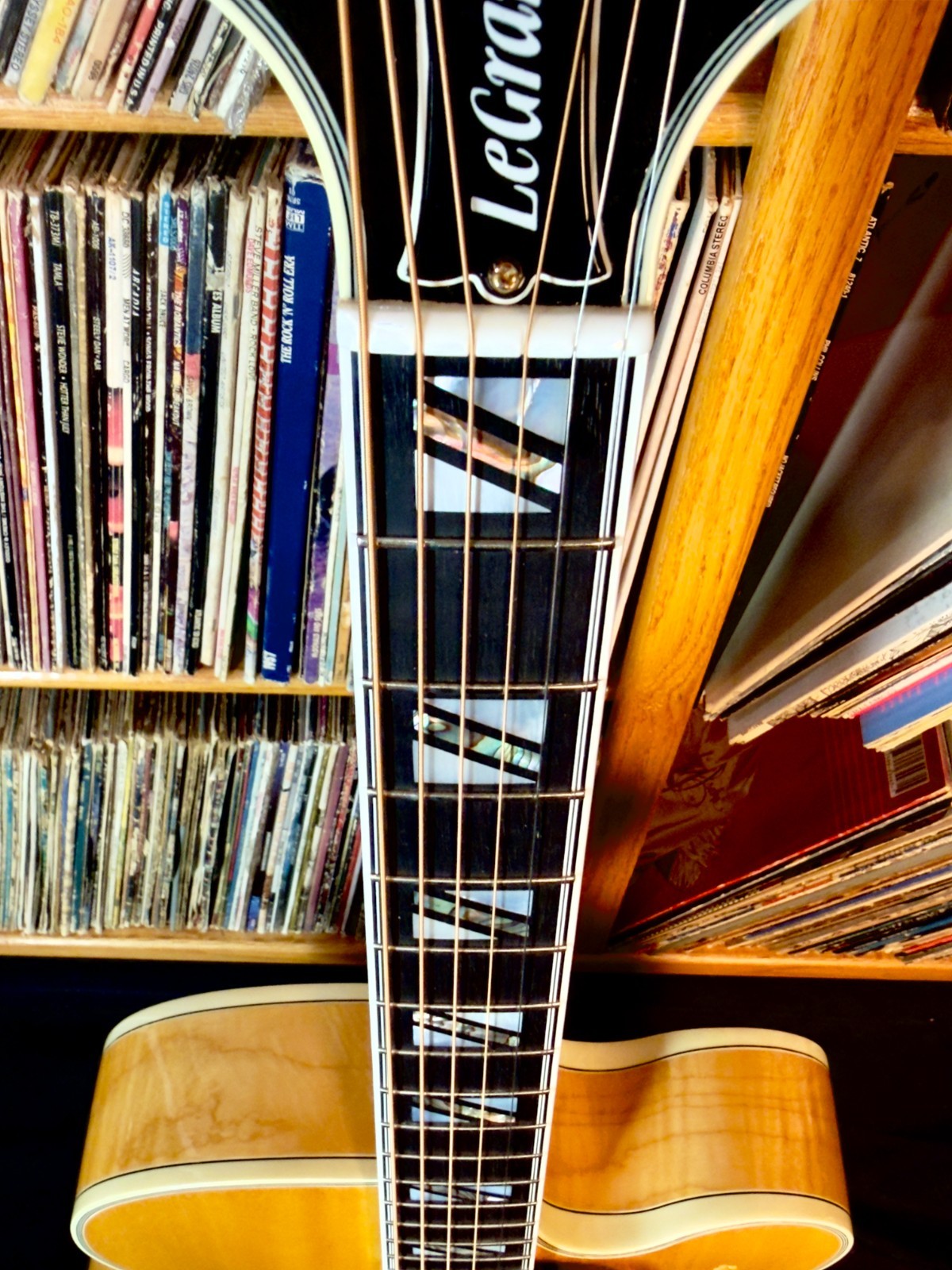 1997 Gibson Custom Shop LeGrand • Carved & Flamed Maple Back, Sides, & neck