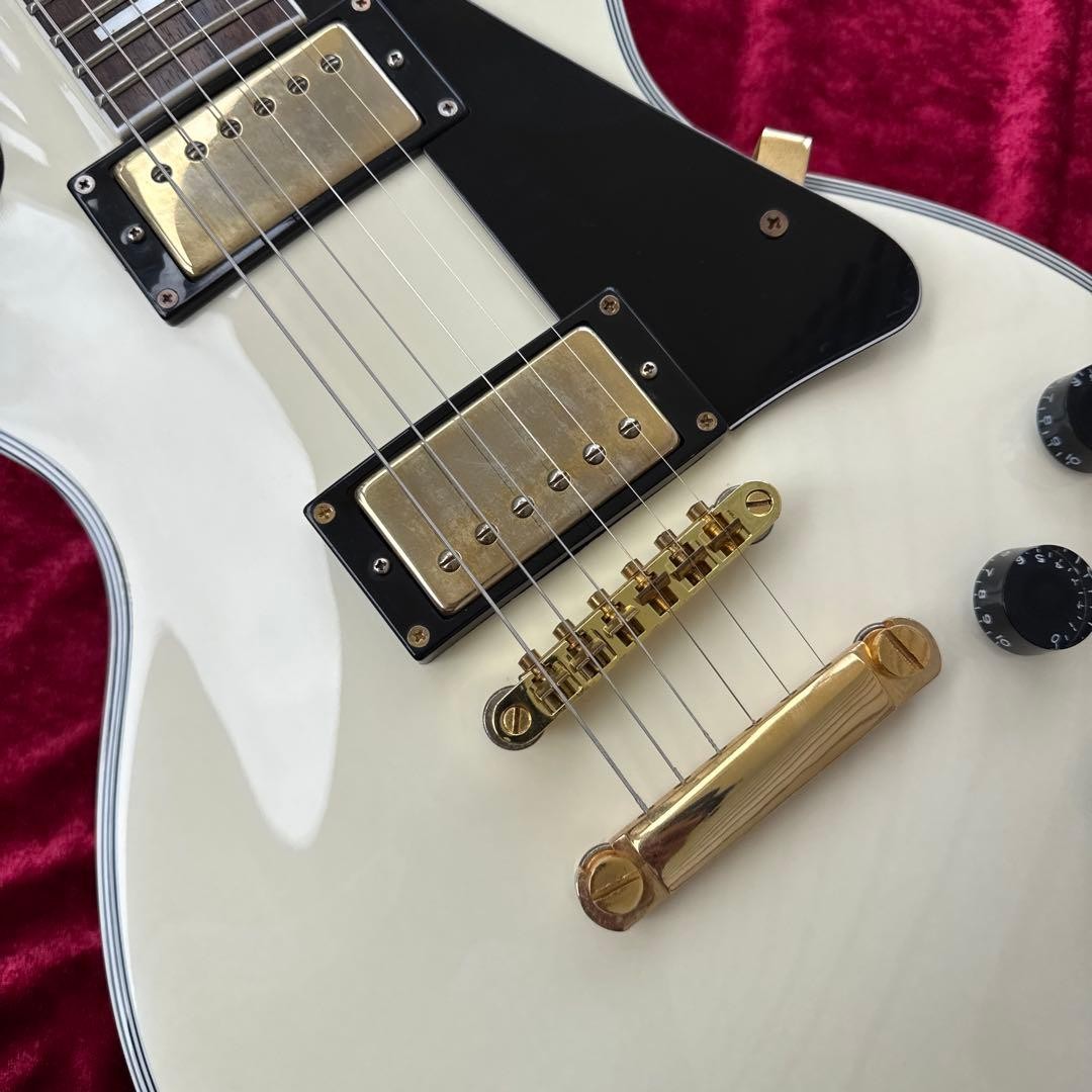 Maison Les Paul Custom LPC White Guitar