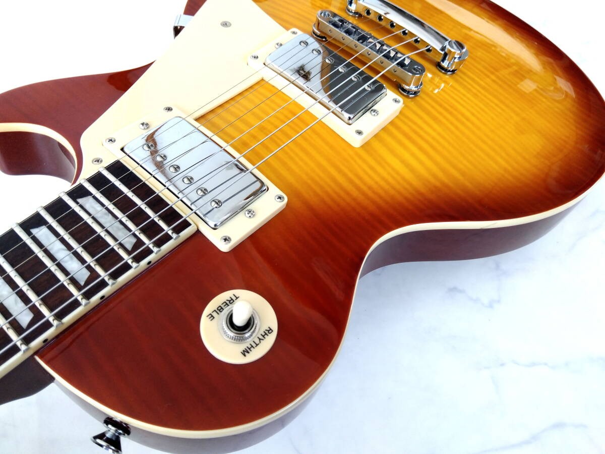 Blitz by Aria Pro II LEOPARD BLP450 Electric Guitar Used Shipping From Japan