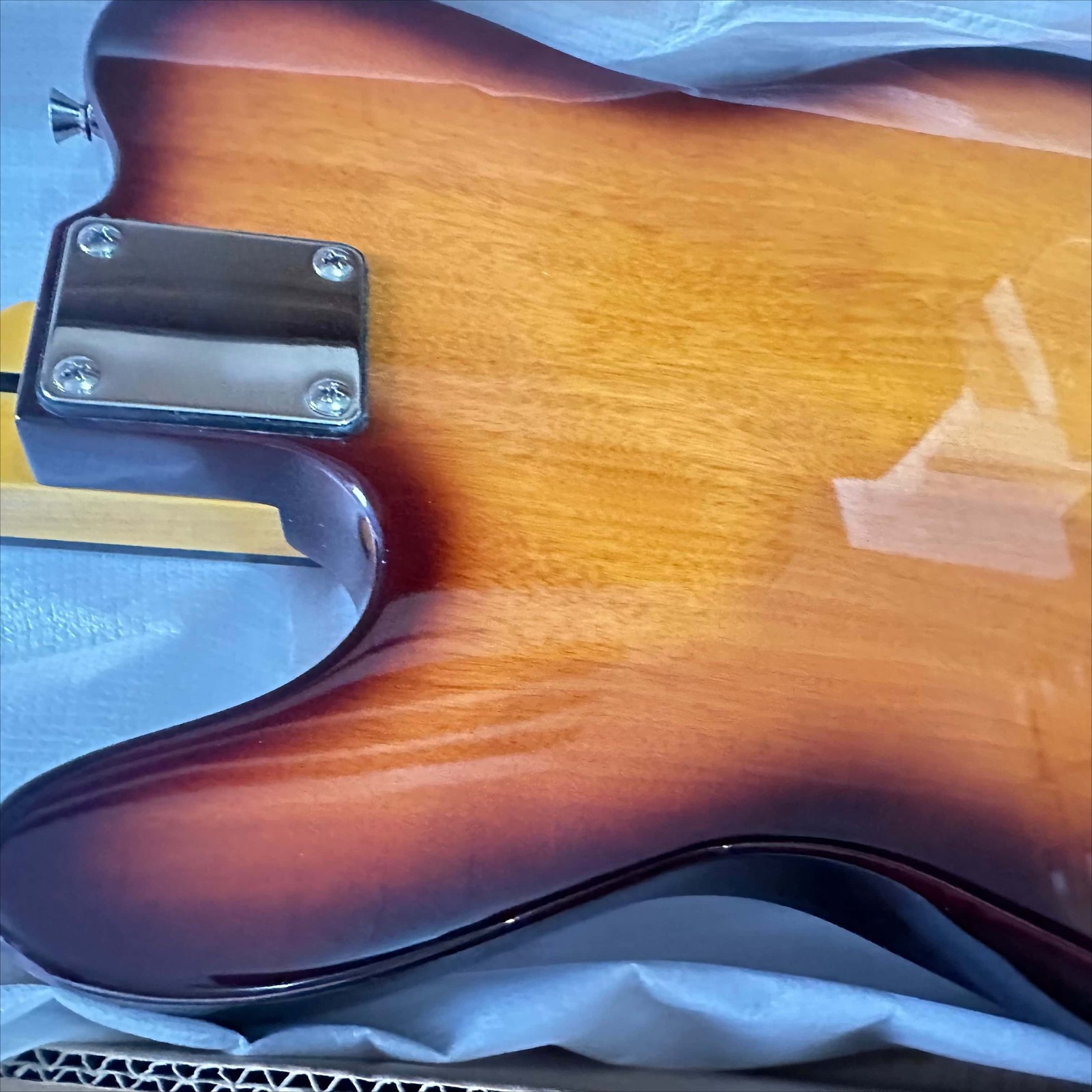 Custom TL Standard Tobacco Sunburst Electric Guitar Fixed Bridge 6string Ship US