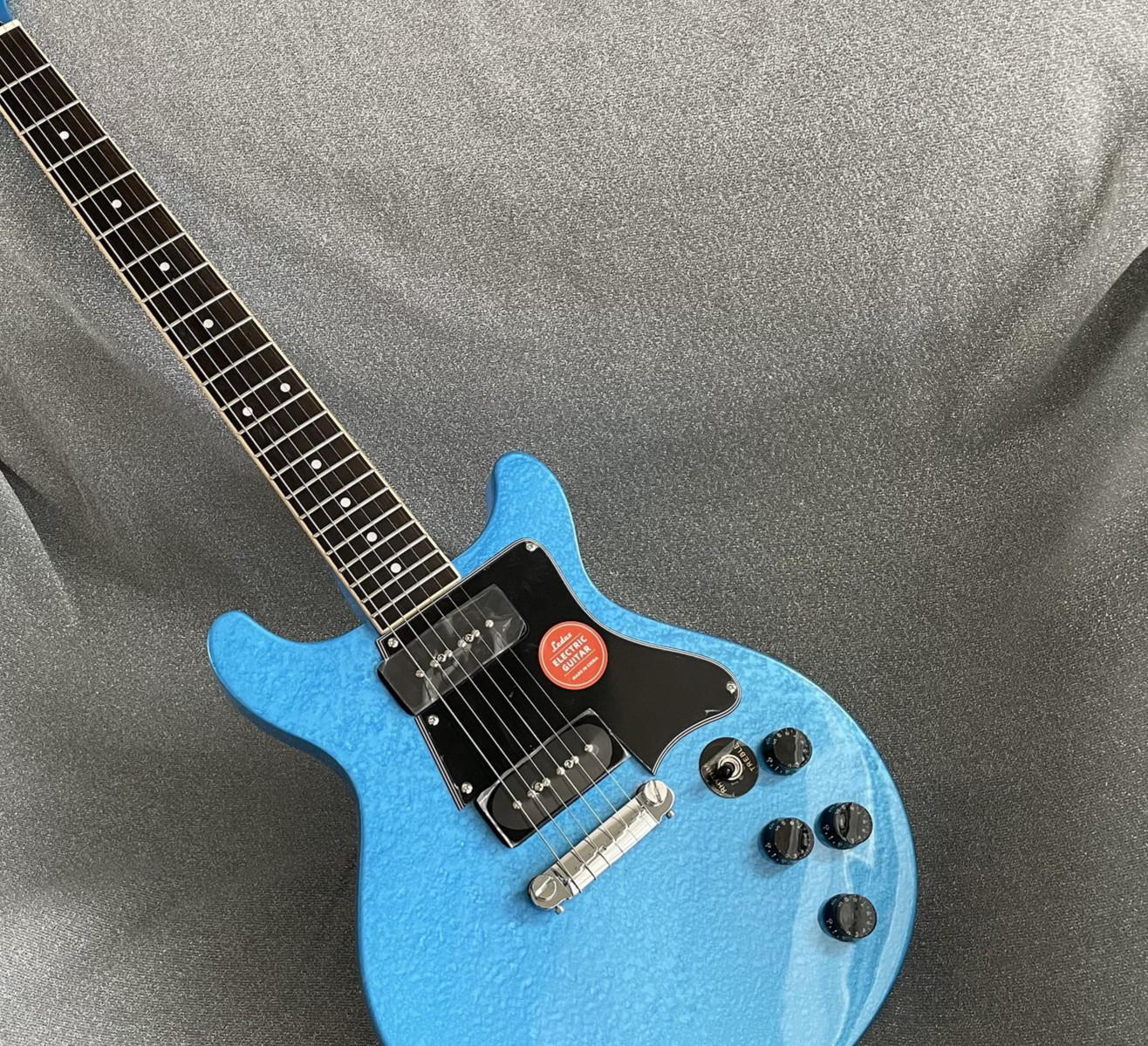 Blue SG Electric Guitar Mother Of Pearl Paint Mahogany Body&Neck Free Ship