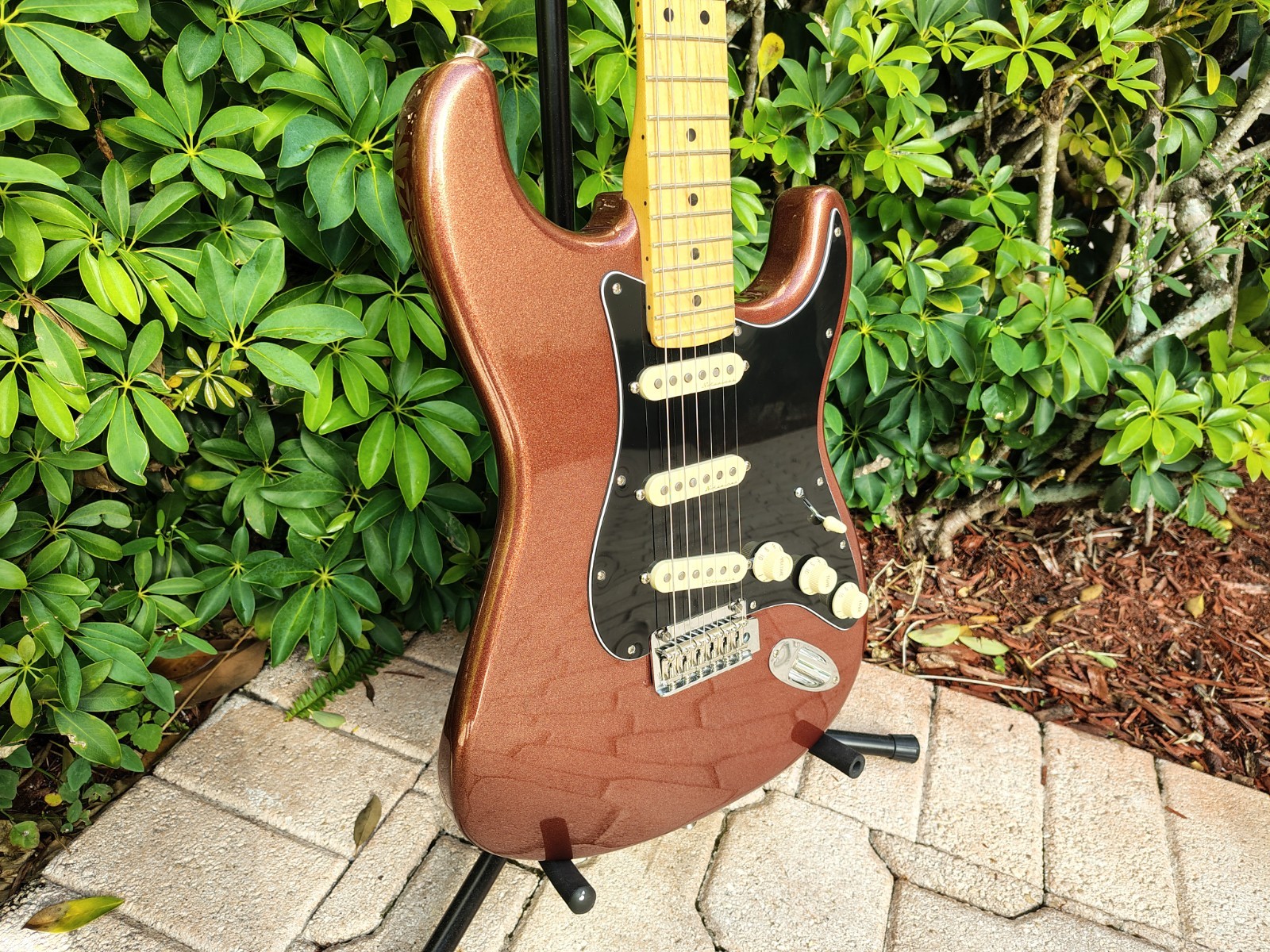 2016 Fender Deluxe Roadhouse Strat Stratocaster Classic Copper *UNPLAYED*
