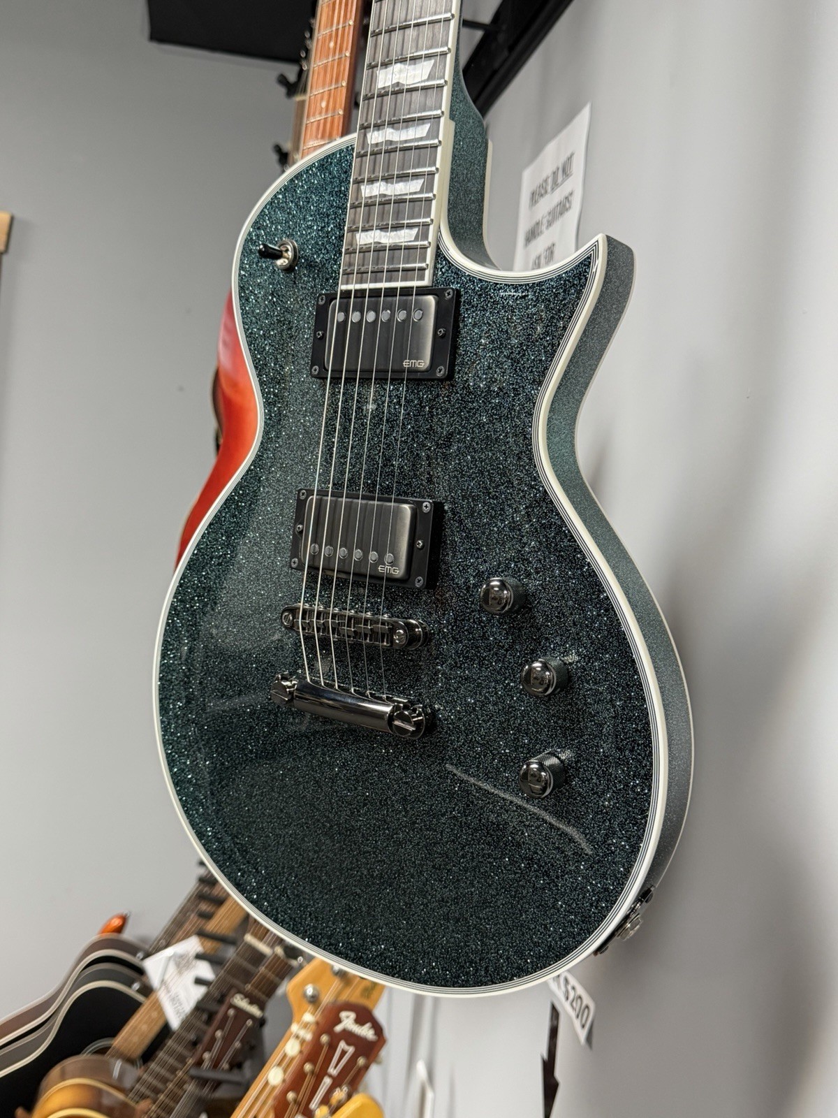 ESP E-II Eclipse Granite Sparkle Electric Guitar w/ Hard Case #3070