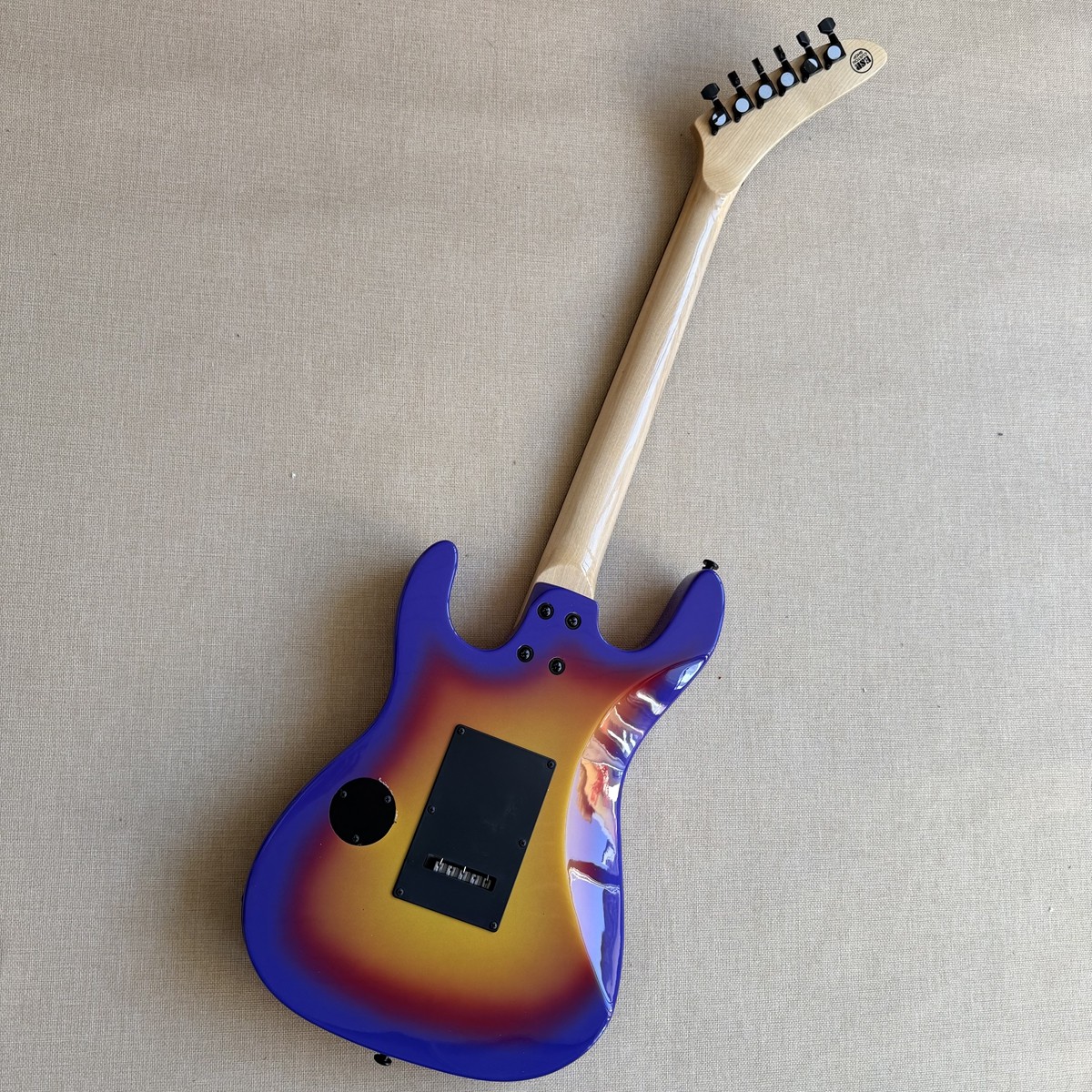 Purple Tiger Sunburst Electric Guitar Mahogany Body Professional Guitar