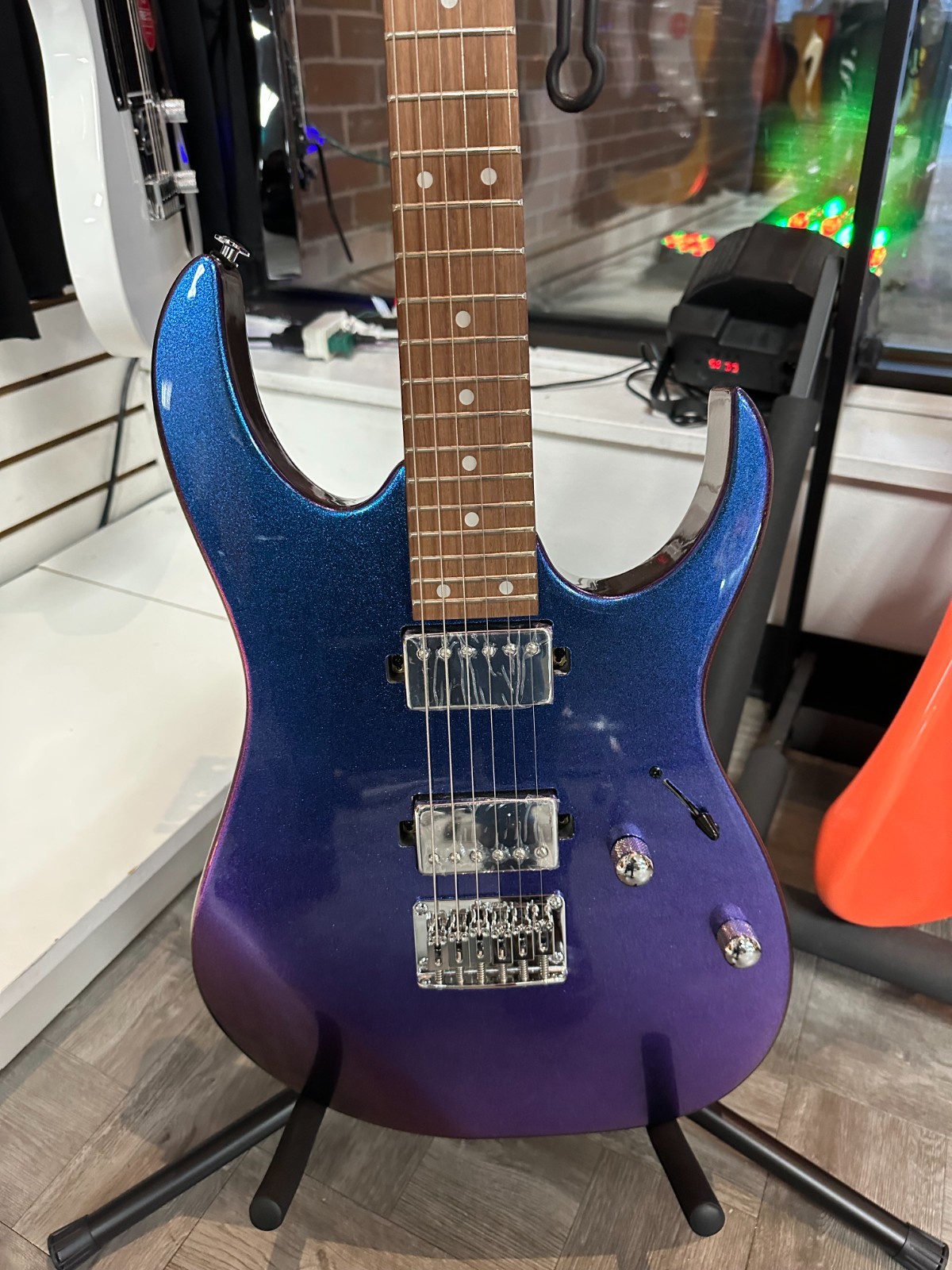 Ibanez GRG121SP GIO Electric Guitar (Blue Metal Chameleon)