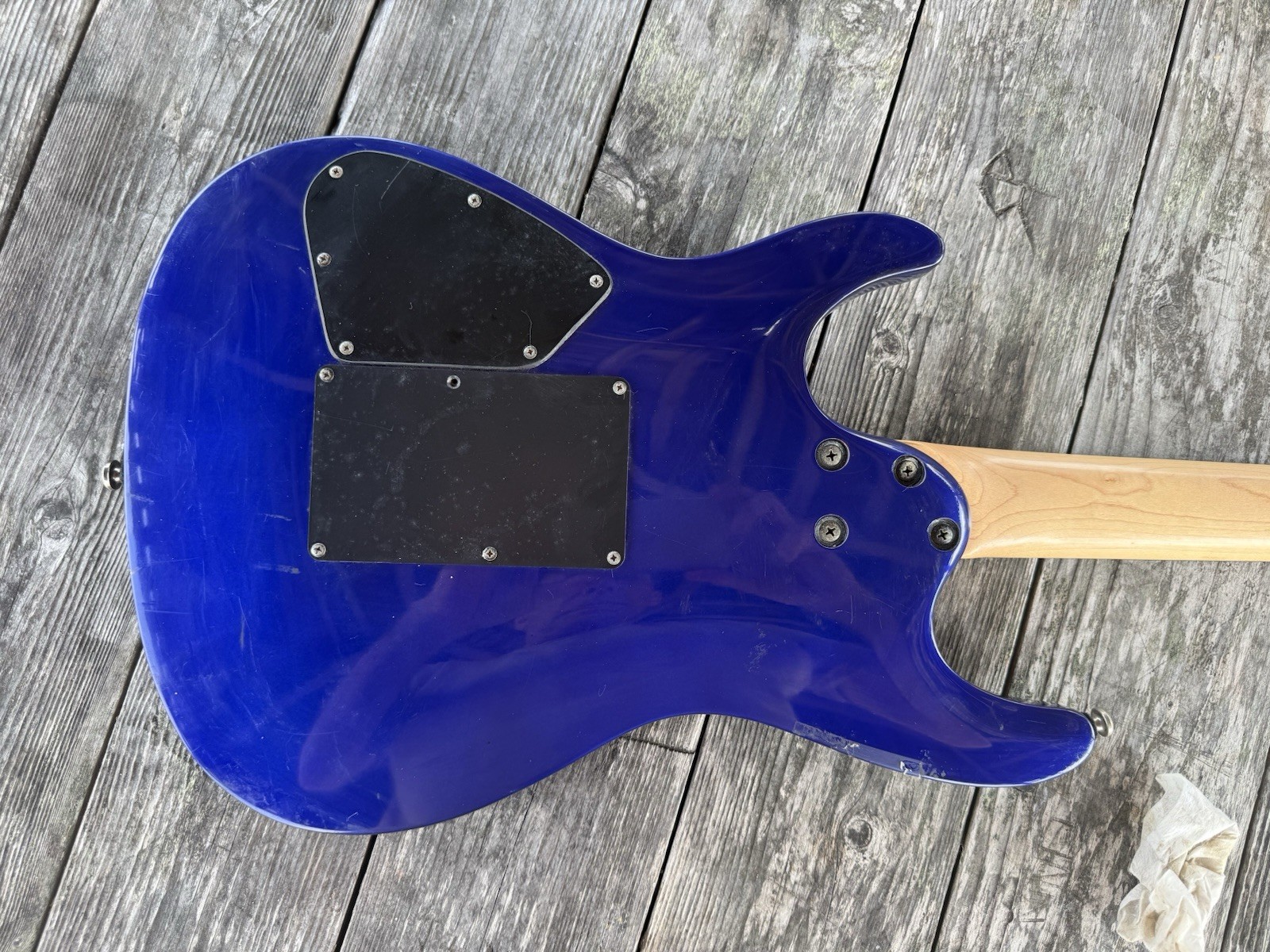 IBANEZ HEAVY METAL ELECTRIC GUITAR IN BRIGHT BLUE, Good Cond