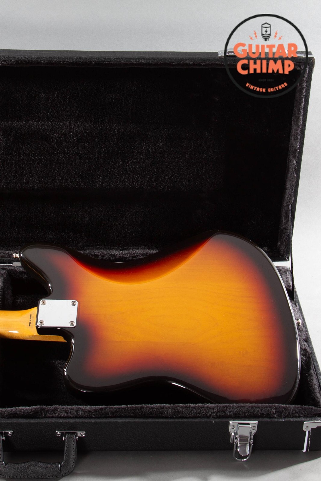 2013 Fender Japan MIJ JG66 ’62 Reissue Jaguar 3-Tone Sunburst w/ Hard-Shell Case
