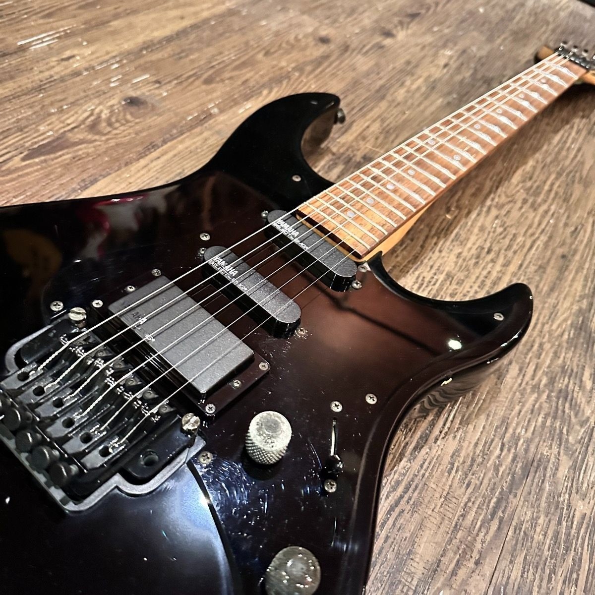 YAMAHA RGX512J Black 1988 Electric Guitar W/Tremolo Arm Shipping From Japan
