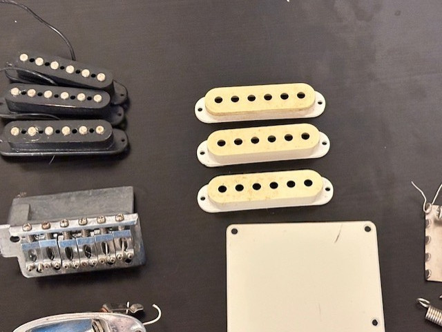 Fender Squier Bullet Stratocaster Parts Lot (Untested)