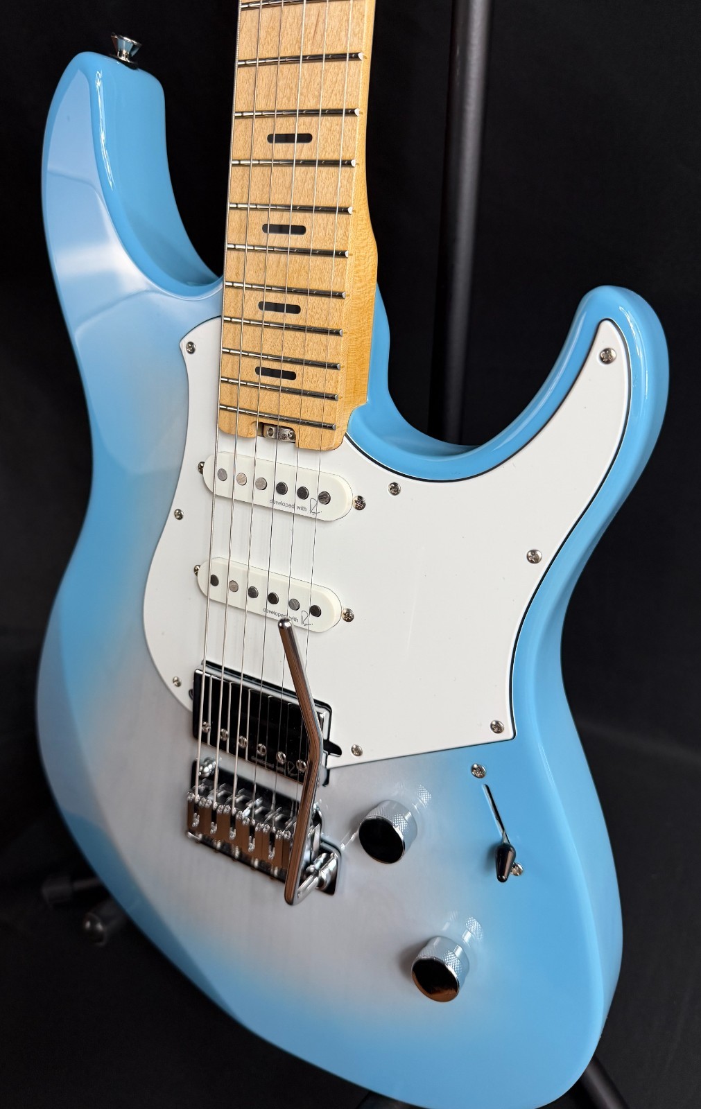 Yamaha PACP12M Pacifica Professional HSS Electric Guitar Beach Blue Burst Finish