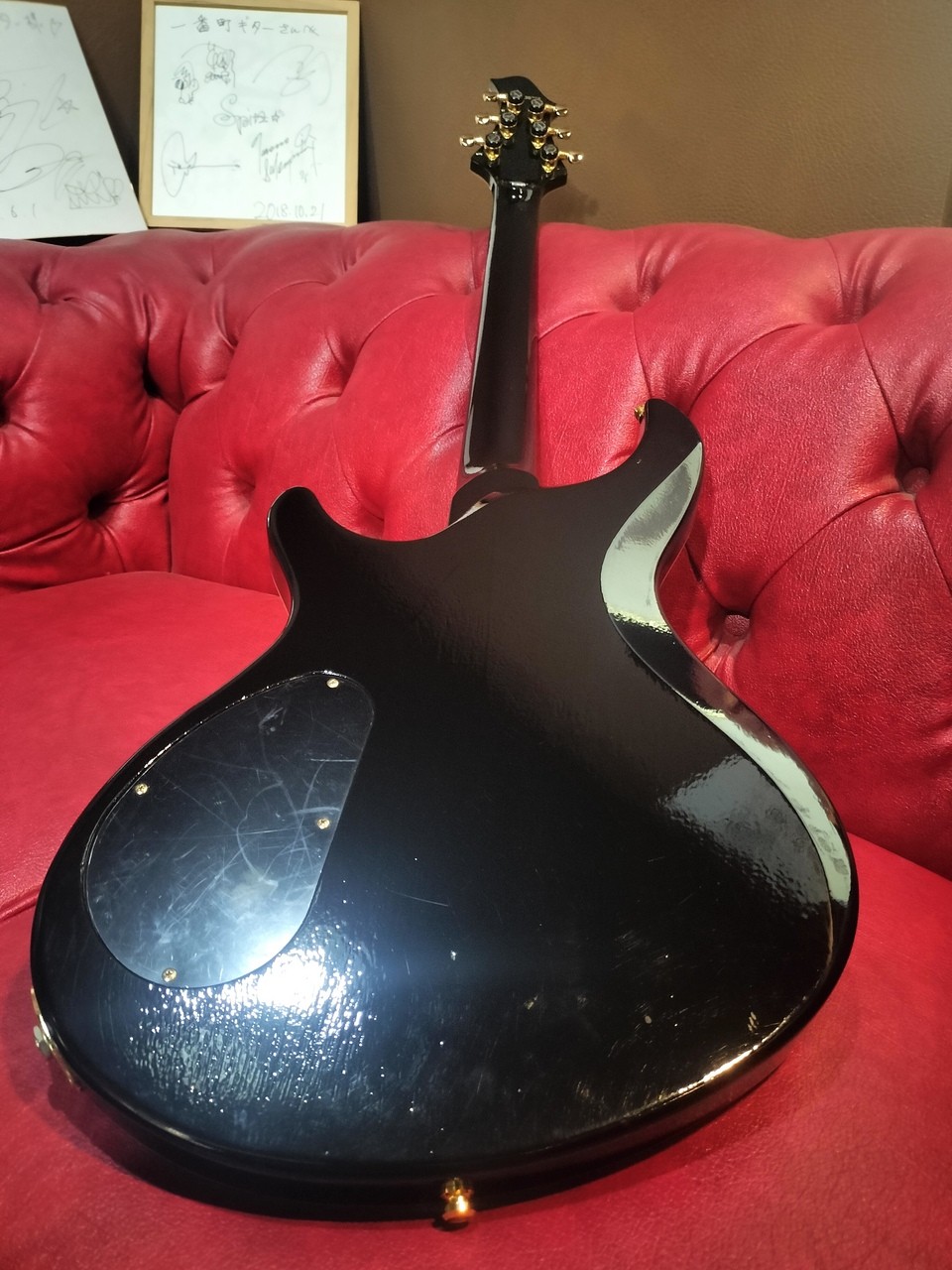 Edwards E-MYSTIQUE Flame Maple ESP H-3 Ebony Used
