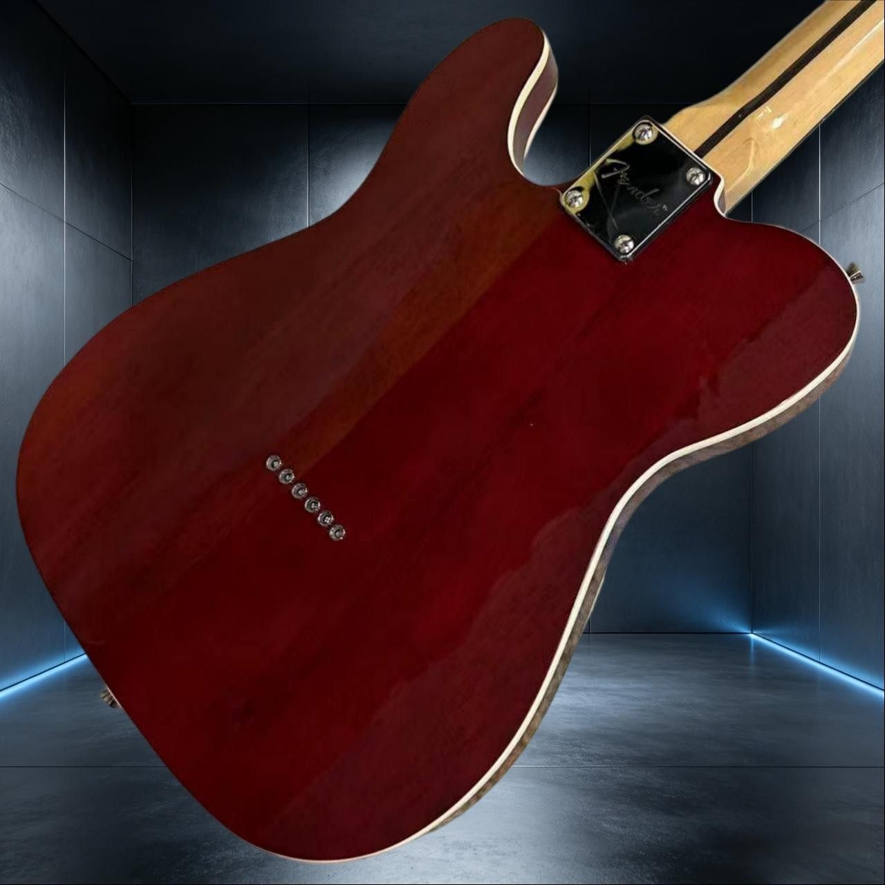 Tele Electric Guitar Rosewood Fretboard Wine Red Color 22 Frets Double Binding