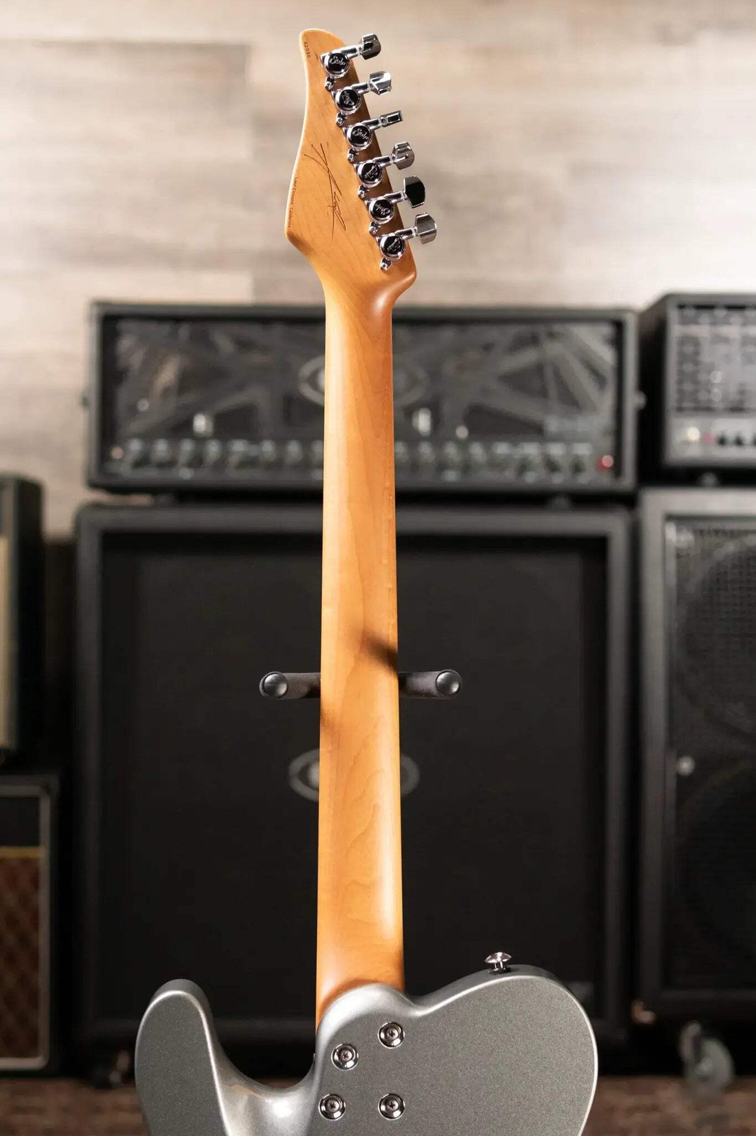 Suhr Andy Wood Signature Series Modern T Electric Guitars – AW Silver with Hards