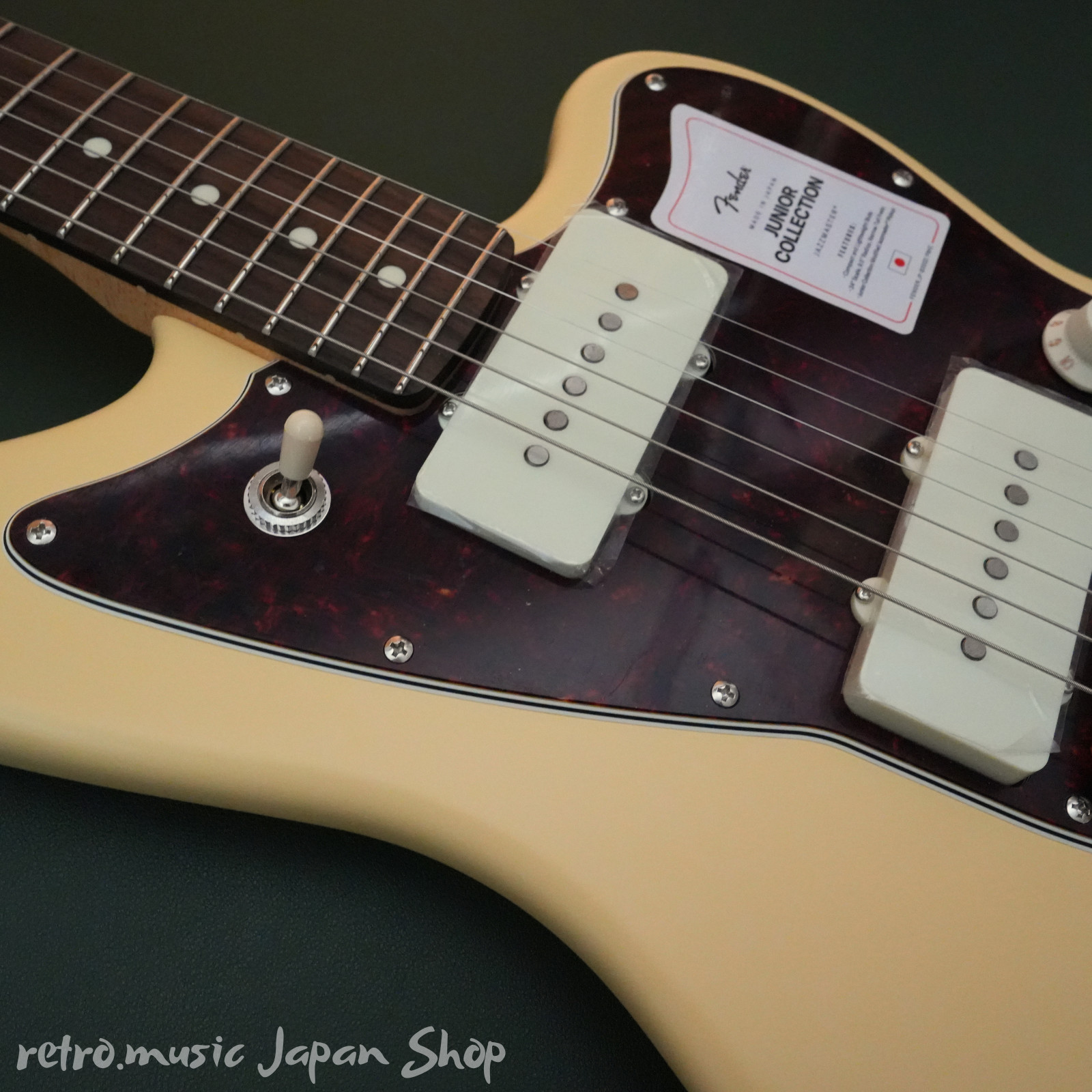 Fender Made in Japan Junior Collection Jazzmaster Rosewood Satin Vintage White