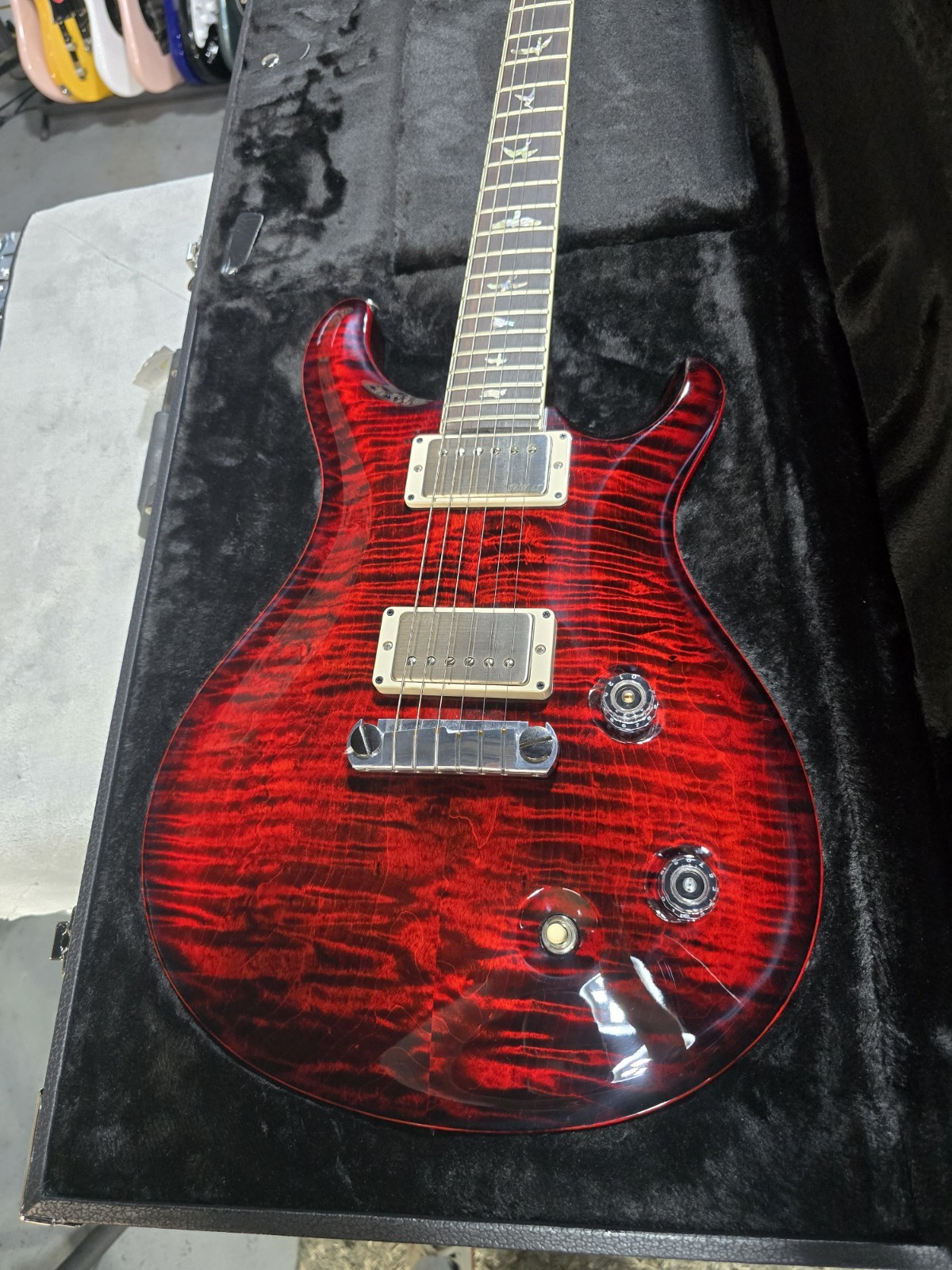 PRS McCarty Electric Guitar – Fire Red Wrap w/OHSC + FREE $299 Plek & Setup #317