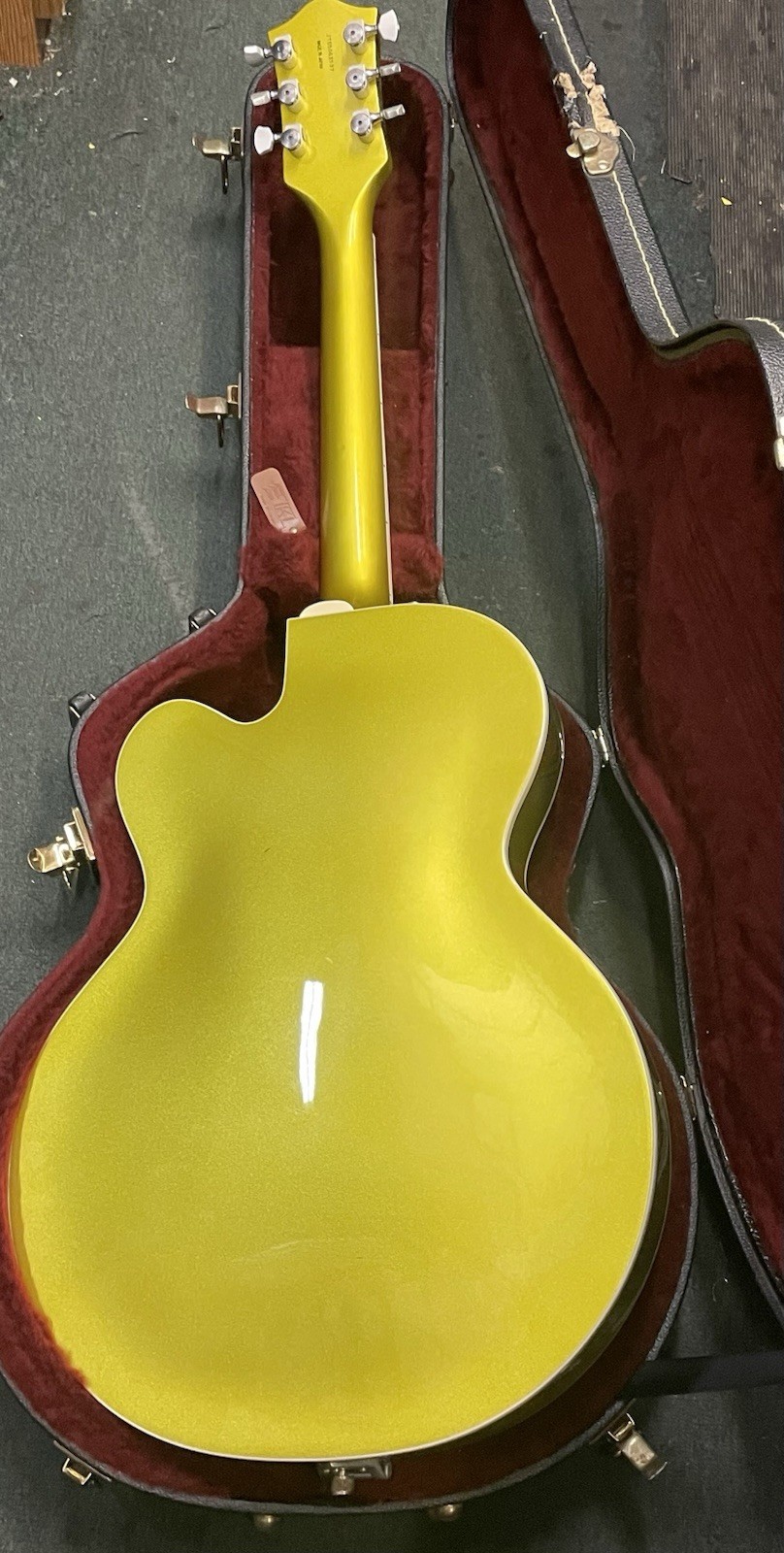 Gretsch G6120SHLTV Brian Setzer Hot Rod Model Lime Electric Guitar with Case
