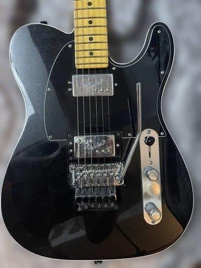Electric Guitar Fender American Ultra Luxe Telecaster HH 2021 Mystic Black USA