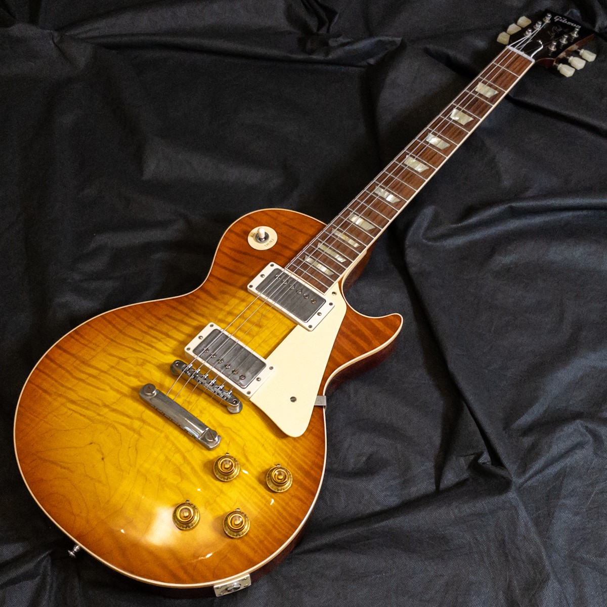 1 X Gibson Custom Shop 1959 Les Paul Standard Reissue Vos Iced Tea Burst Safe de