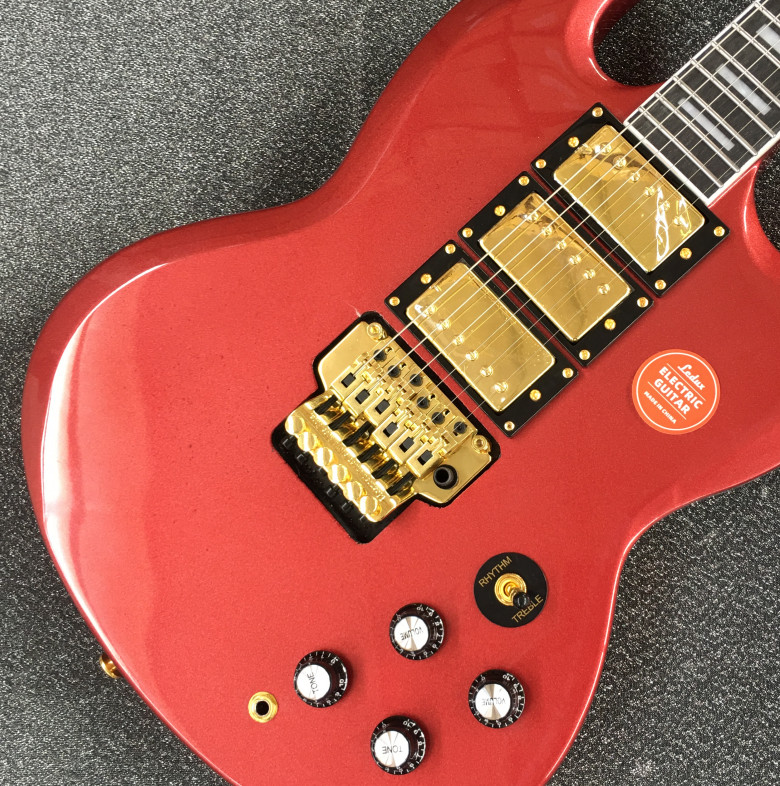 SG Electric Guitar Rounded fret Edge Solid Mahogany Body&Neck FR Bridge in stock
