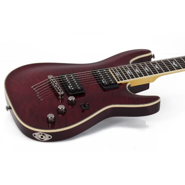 Schecter Omen Extreme-7 7-String Electric Guitar – Black Cherry